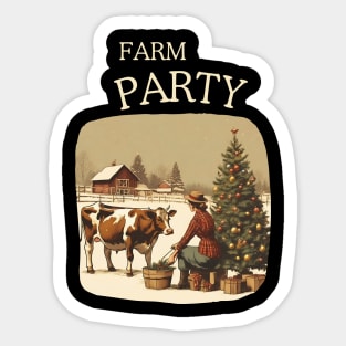 Country Celebration Sticker